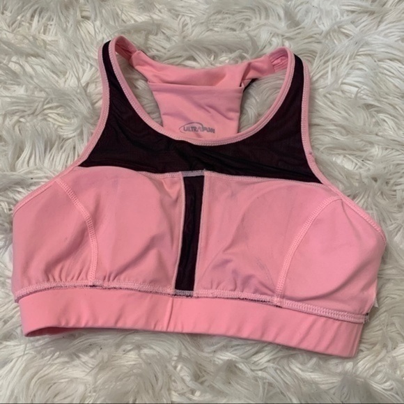Ultrafun Pink and black Sports Bra Padded Small - Picture 9 of 9